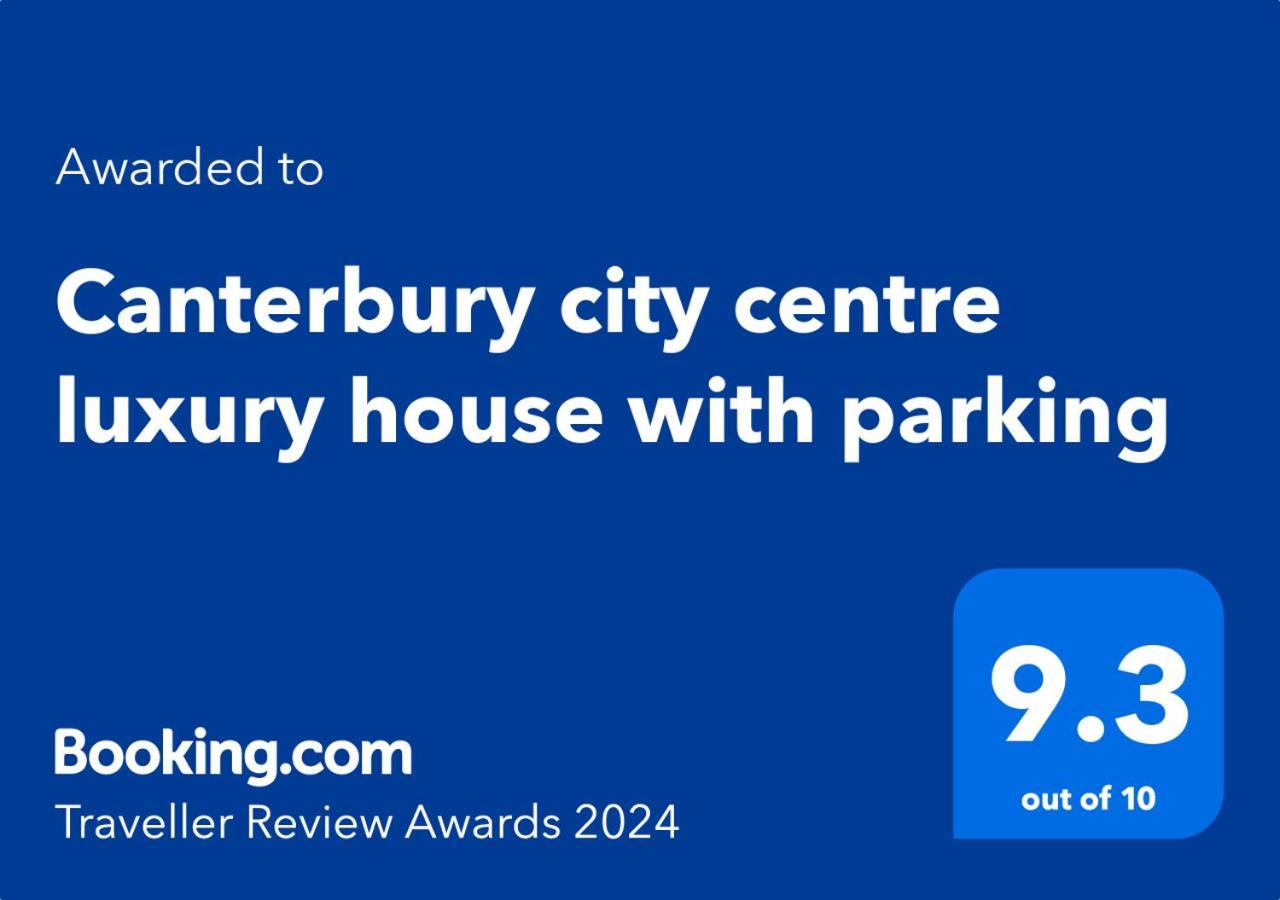 Luxury Central Home - Parking & Ev Point, Superking Bed 坎特伯雷 外观 照片